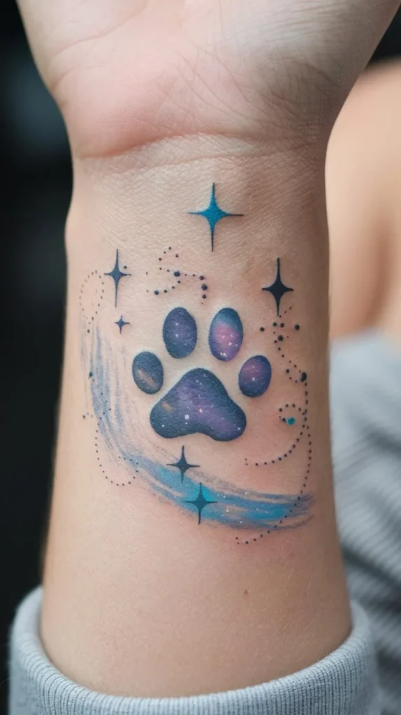 10 Pawprint Tattoo Ideas to Honor Your Furry Friend 11 10 Pawprint Tattoo Ideas to Honor Your Furry Friend