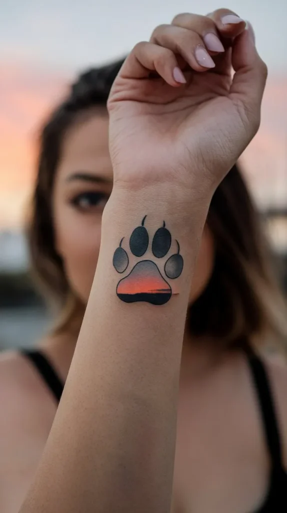 10 Pawprint Tattoo Ideas to Honor Your Furry Friend 3 10 Pawprint Tattoo Ideas to Honor Your Furry Friend