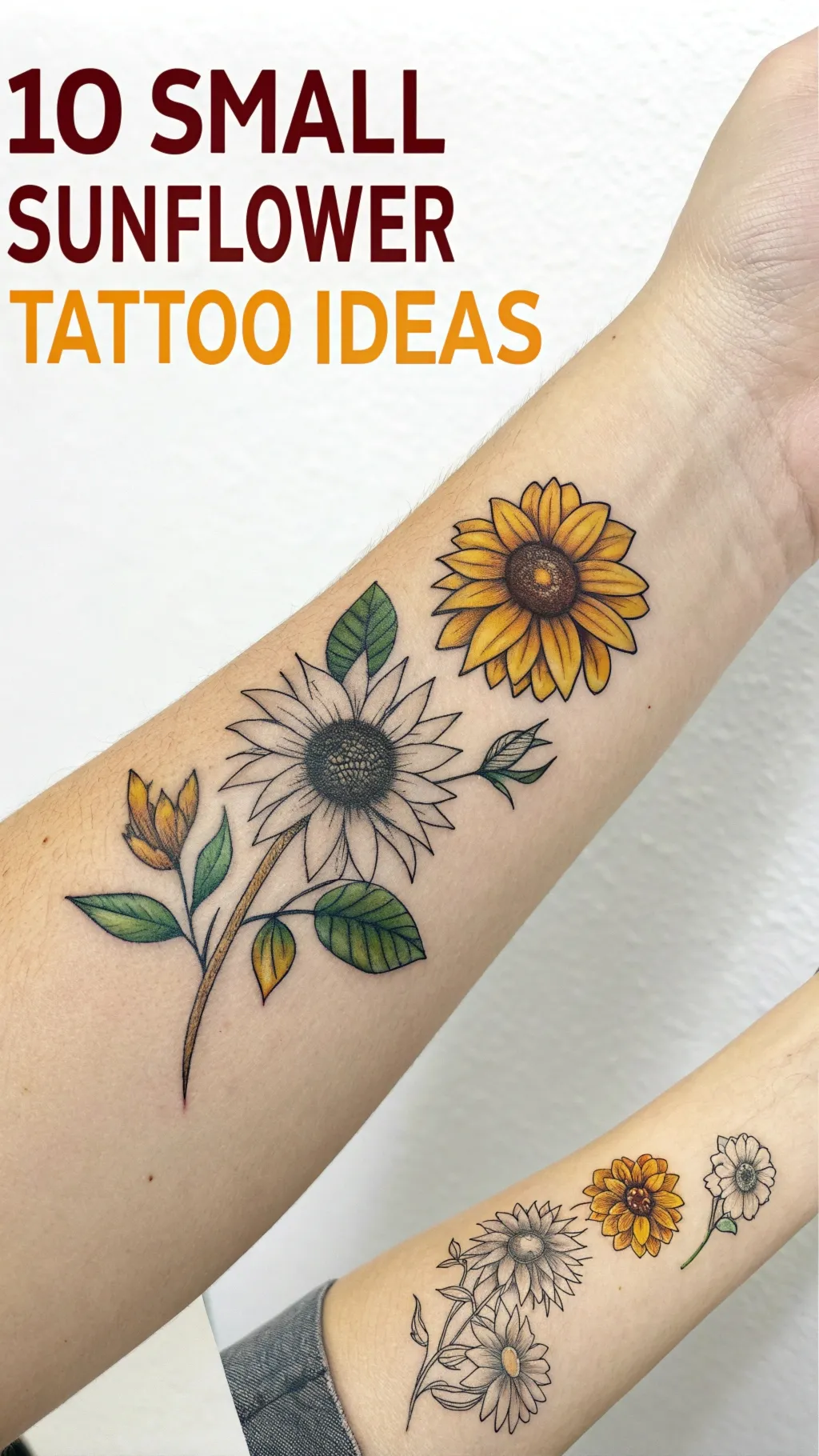 You are currently viewing 10 Small Sunflower Tattoo Ideas to Inspire Your Next Tattoo