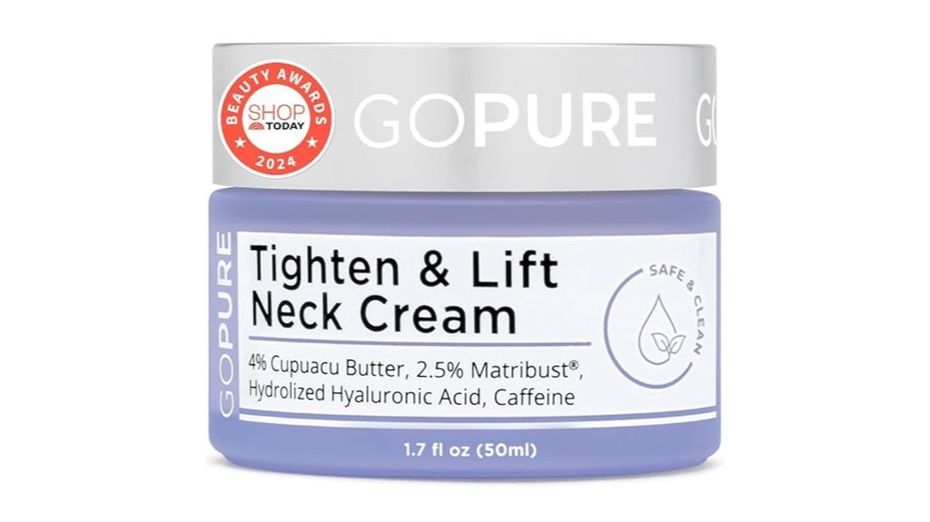 clinically tested neck cream