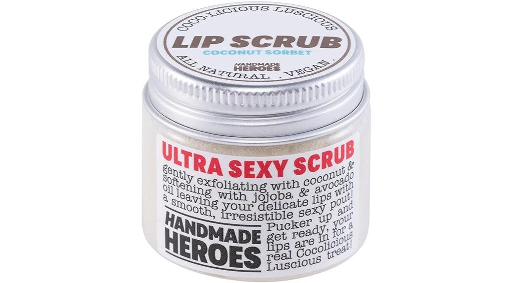 coconut sorbet lip scrub