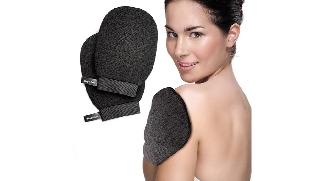exfoliating mitt for dead skin
