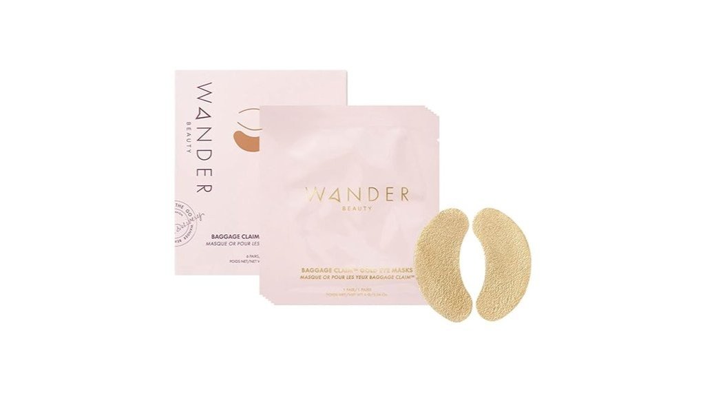 gold foil under eye patches