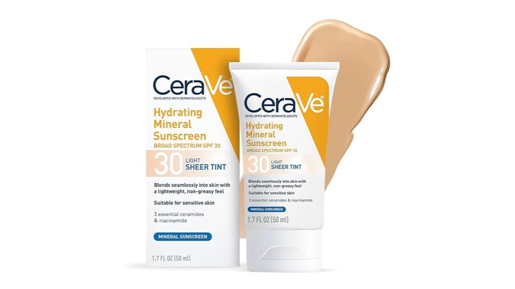hydrating tinted mineral sunscreen