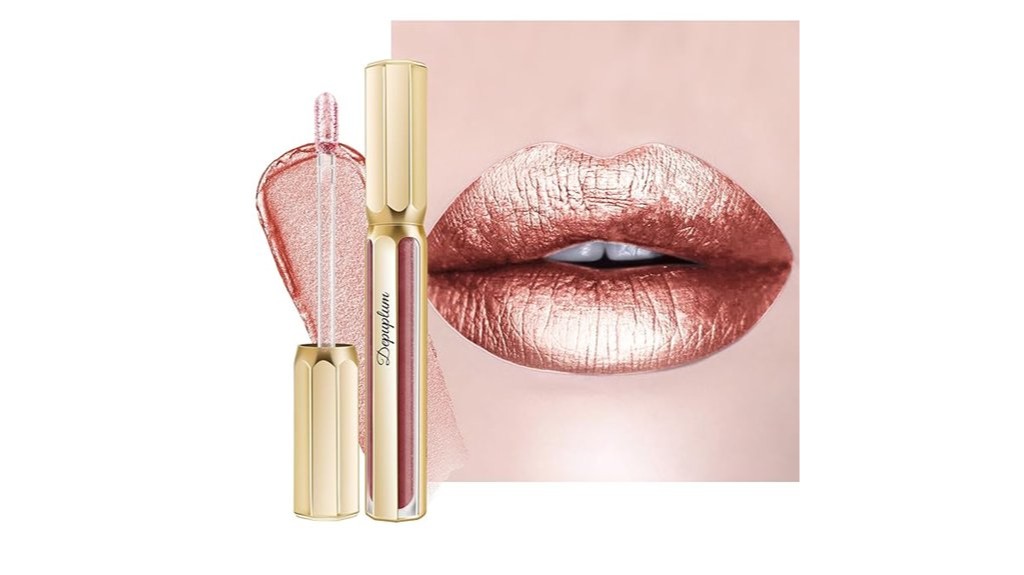 metallic nude lipstick hydrating
