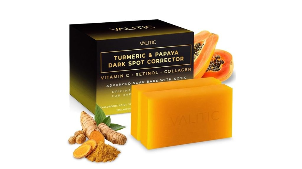 papaya turmeric soap pack