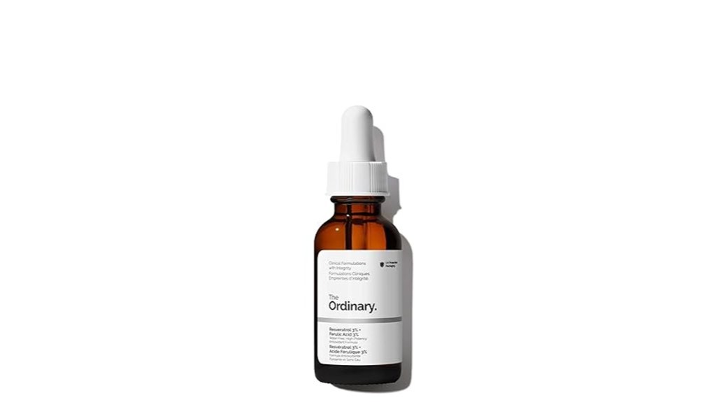 resveratrol ferulic acid serum