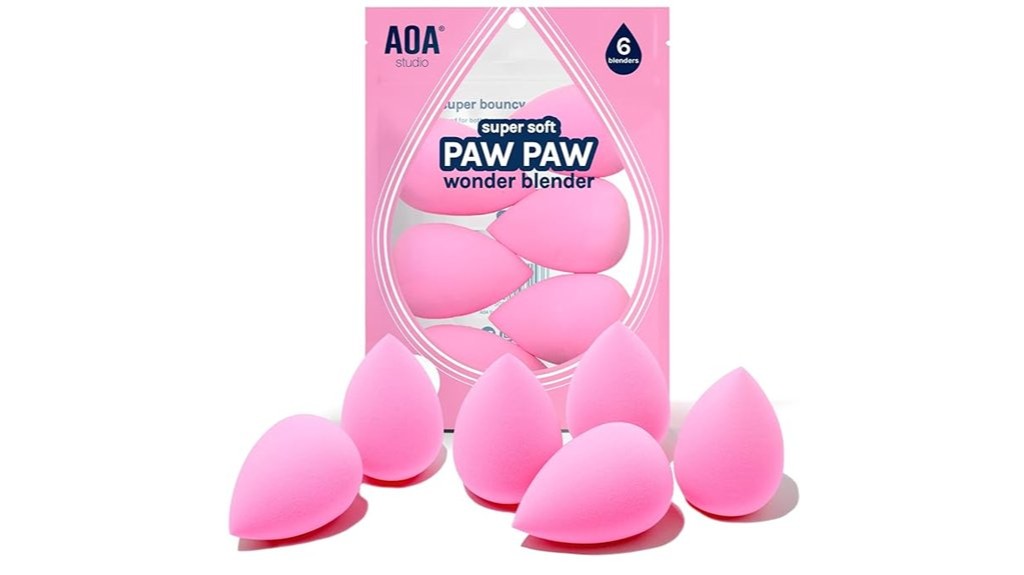 six pack latex free sponges