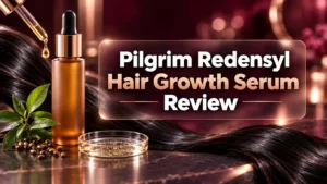Read more about the article Pilgrim Redensyl Hair Growth Serum Review 2026: Is It Worth Trying?